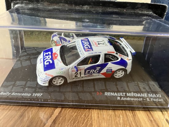 Altaya - Renault Mégane Maxi - P.Andreucci - S.Fedeli - Rally Sanremo 1997 1:43 van Altaya