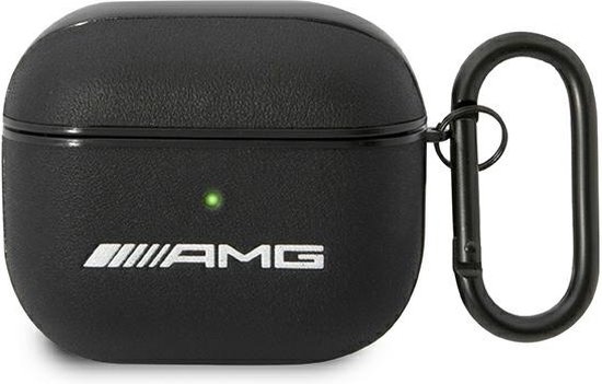 AMG AMA3SLWK AirPods 3 cover zwart/zwart leer
