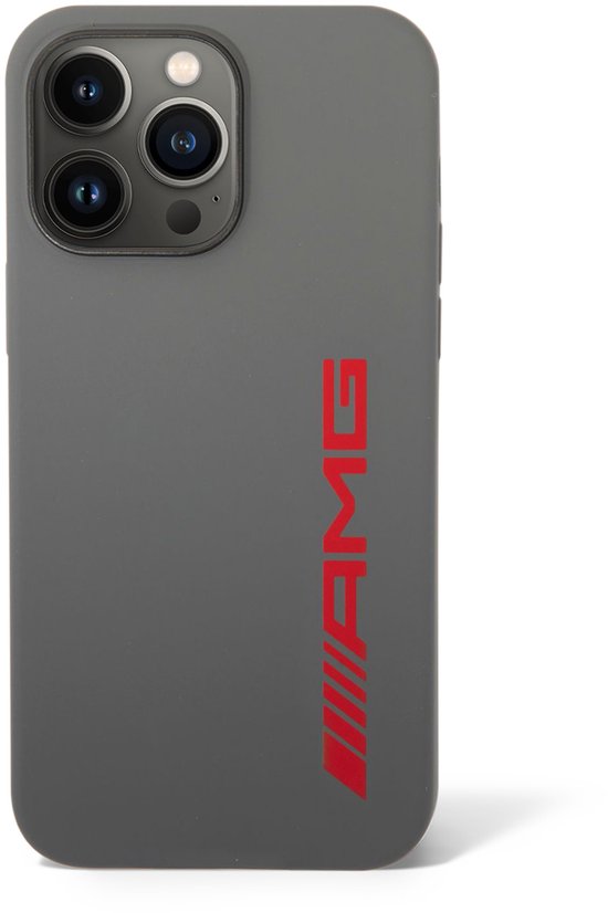 AMG Back cover iPhone 14 Pro - Rood - Slanke hoes - Valbescherming - Nauwkeurige uitsparingen van AMG