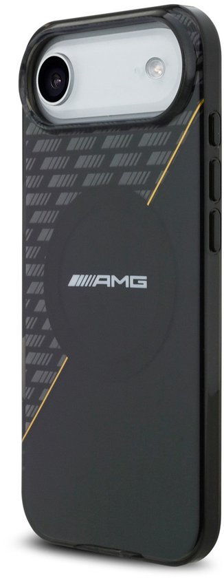 AMG Back Cover - iPhone 17 Air - Zwart - MagSafe-compatibel - Double Layer Design van Merkloos