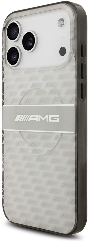 AMG Back Cover - iPhone 17 Pro Max - Wit - Magsafe - Schokabsorberend TPU van Merkloos