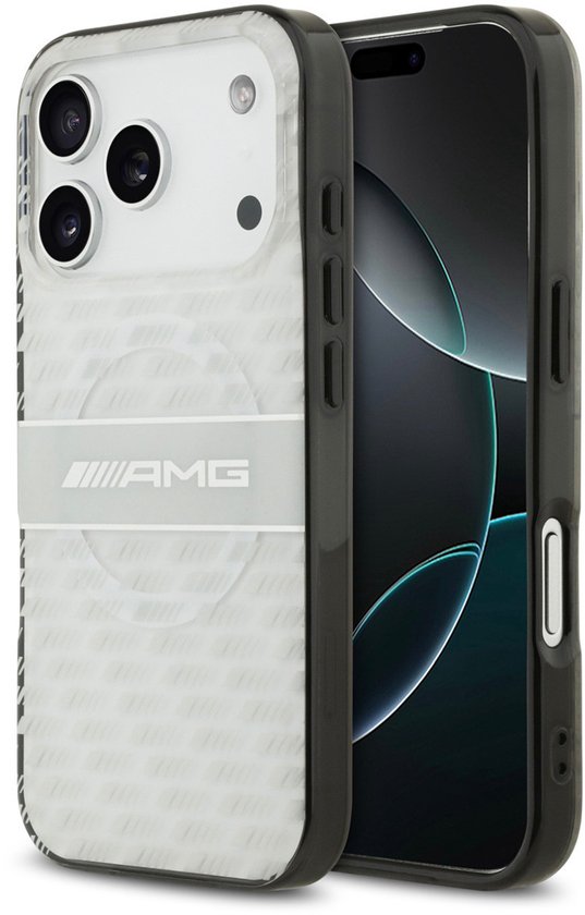 AMG Back Cover - iPhone 17 Pro - Wit - MagSafe - Schokabsorberend TPU/PC van AMG
