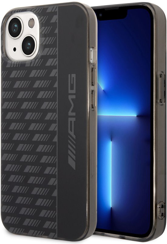 AMG Back cover voor iPhone 14 - Zwart - Slank ontwerp - Kras- en stootbescherming van Merkloos