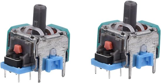 Analoge Joystick Module - Joystick Vervanging - Controller Reparatie - Compact en Nauwkeurig - 2 stuks - Zwart van Merkloos