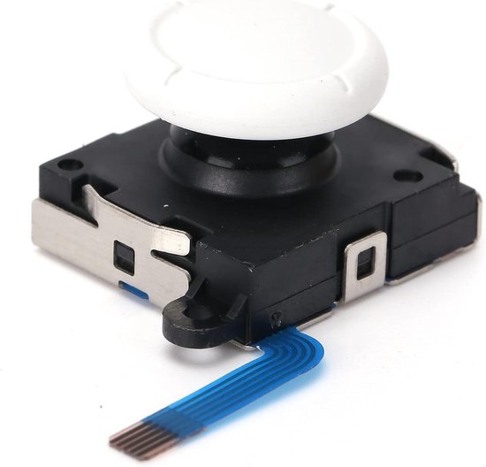 Analoge Joystick Vervanging - Thumb Sticks Knop Module - Controller Reparatie - Duurzaam ABS Materiaal - Compact Ontwerp - Wit van Merkloos