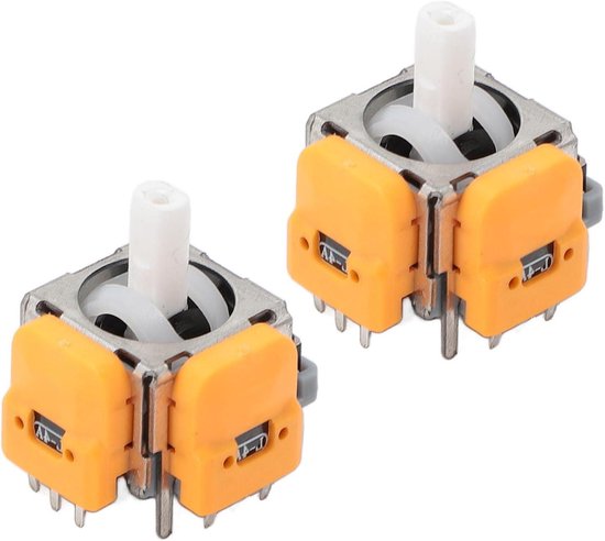 Analoge Joysticks - Vervangende Joysticks - Gaming Precisie - Hall-effect Sensor - 2 stuks - Grijs van Merkloos