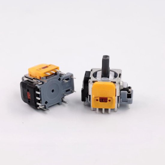 Analoge Sensor Module - Joystick Vervanging - Controller Reparatie - Hall Effect Technologie - 2 Stuks - Geel