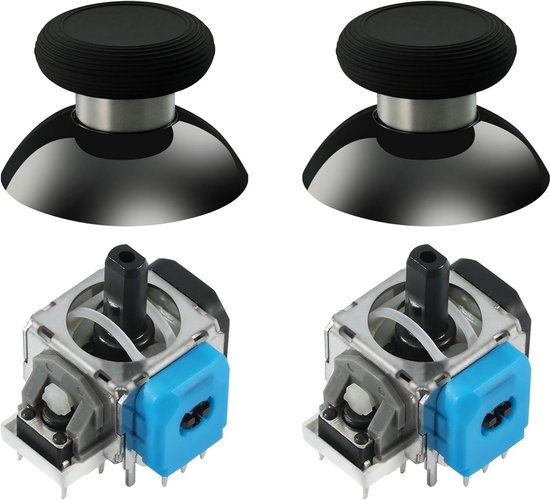 Anti-Drift Elektromagnetische Joystick Vervangingsset voor PS4 Controller van Merkloos