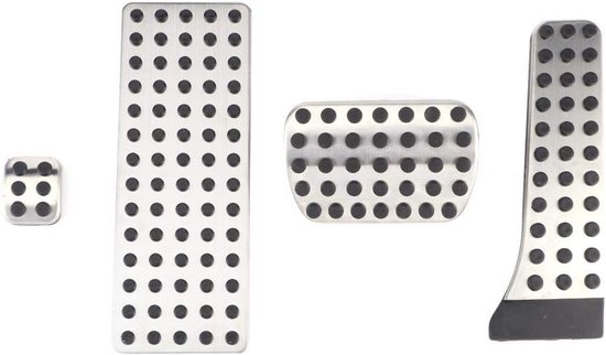 Anti-Slip Pedaalrubbers voor Gaspedaal en Rempedaal (4 Stuks) van Merkloos