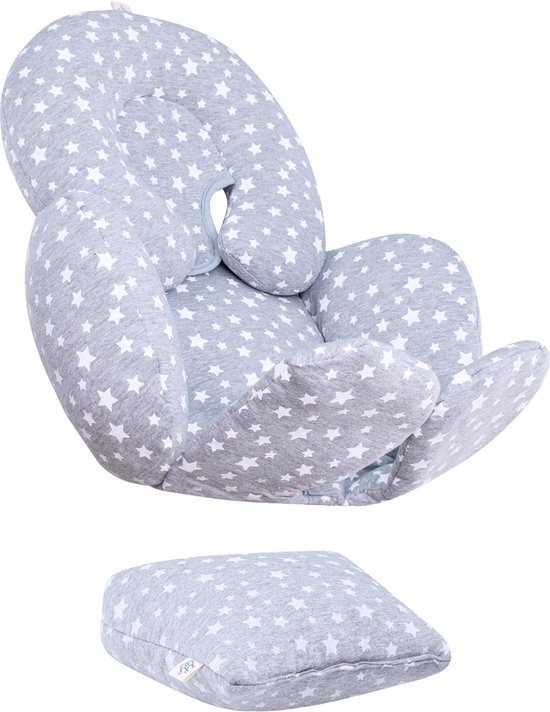 Antiallergische autostoelverkleiner 0 Witte Ster van Dooky