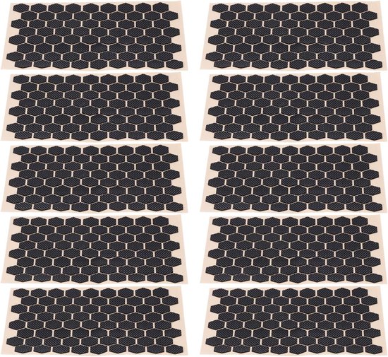 Antislip Grip Tape - Stickers voor Grip - Verbeteren Controle - Sterke Acryl Hechting - 10 Stuks - Zwart