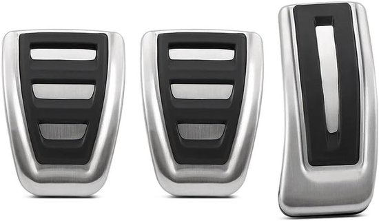 Antislip Pedaalhoezen - Auto Pedaalhoezen - Verbeterde Rijcontrole - Gemakkelijke Installatie - 3 stuks - Metaal