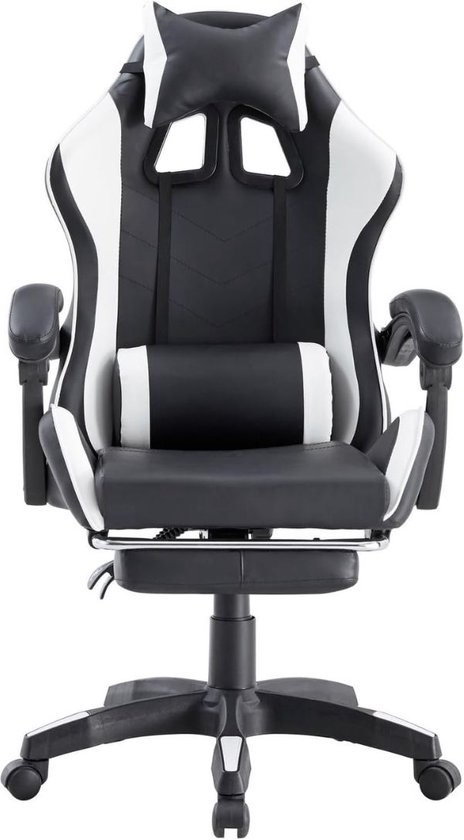 ApexArte® Ergonomische Bureaustoel - Bureaustoelen voor Volwassenen en Kinderen - Gaming Stoel - Chair Kantelbaar - Wit van Merkloos
