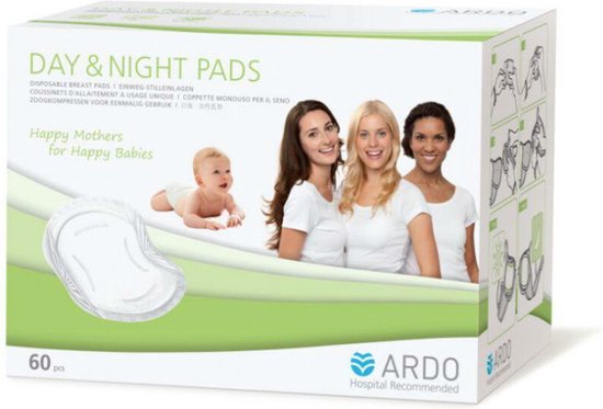 Ardo Day And Night Pads Zoogcompressen 60 stuks van Ardo