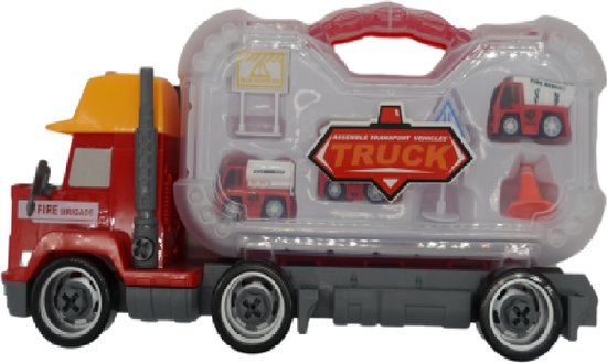 Ariko Transport Vrachtwagen Set - DIY onderdelen - 15 Delig - Incl Tools van Ariko