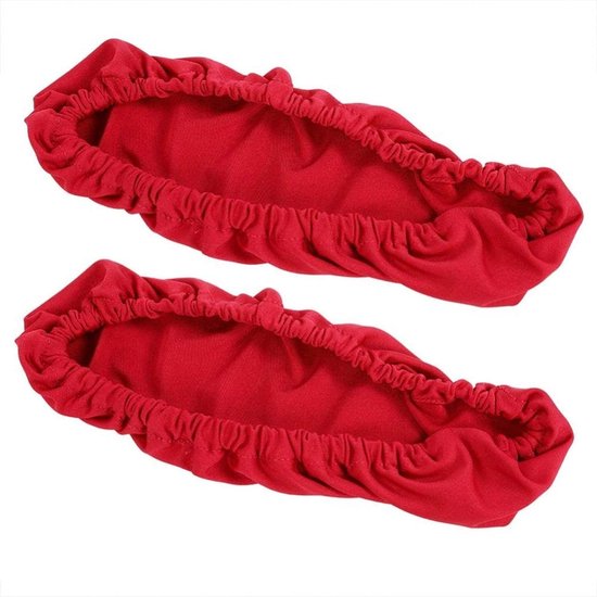 Armsteun Covers voor Bureaustoel - Elastisch en Verwijderbaar - Set van 2 - Rood van Merkloos