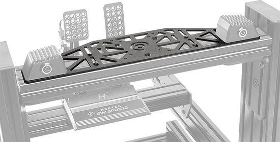Asetek Simsports Bottom Mount - Racesim Accessoires - Zwart van Asetek
