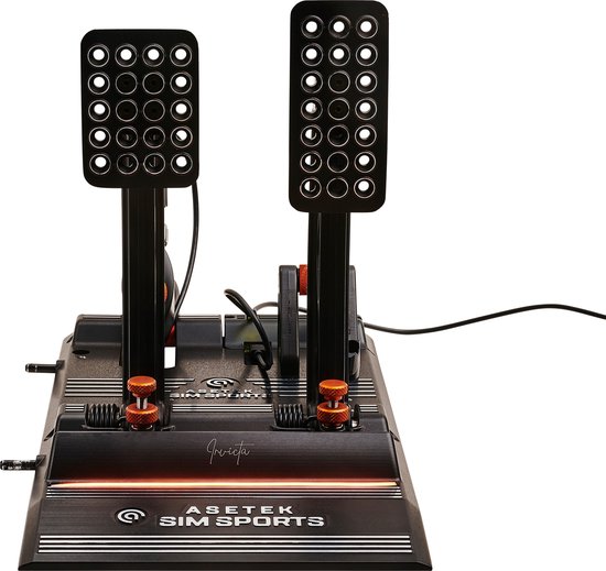 Asetek SimSports Invicta Sim Racing Pedals, Brake/Throttle van Merkloos