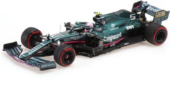 Aston Martin Cognizant F1 Team AMR21 #5 Azerbaijan GP 2021 - 1:43 - Minichamps van Aston Martin