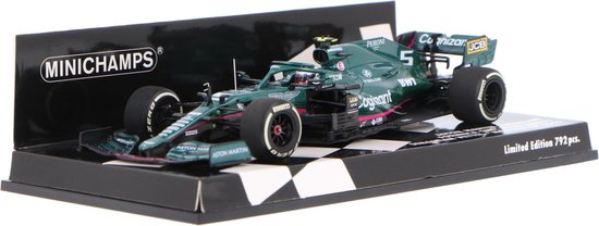Aston Martin Cognizant F1 Team AMR21 #5 Monaco GP 2021 - 1:43 - Minichamps van Aston Martin