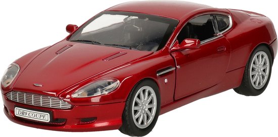 Aston Martin DB9 Coupe Rood 1/24 Motor Max - Modelauto - Schaalmodel - Miniatuurauto van Aston Martin