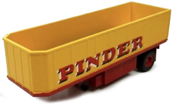 ATLAS CIRQUE PINDER REMORQUE FICHE 75 OUVRANTE schaalmodel 1:43 van Atlas