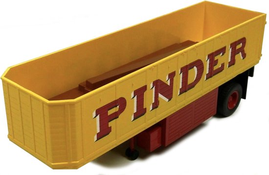 ATLAS CIRQUE PINDER REMORQUE FICHE 75 schaalmodel 1:43 van Atlas