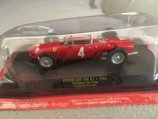 ATLAS Ferrari 156 F1 #4  VON TRIPS 1961 schaalmodel 1:43 van Atlas