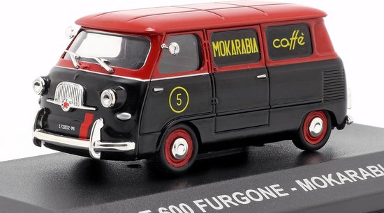 ATLAS Fiat 600 FURCONE 'MOKARABIA' 1958 schaalmodel 1:43 van Atlas