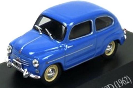 ATLAS Fiat 600D (FITITO) 1962 - UNFORGETABLE CARS schaalmodel 1:43 van Atlas