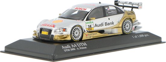 Audi A4 DTM Minichamps Modelauto 1:43 2008 Alexandre Prémat Team Phoenix 400081714 Schaalmodel van Audi