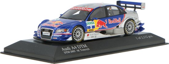 Audi A4 Minichamps Modelauto 1:43 2005 Martin Tomczyk Audi Sport Team Abt Sportsline 400051502 van Audi