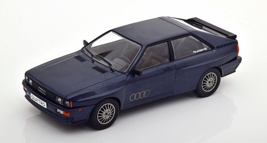 Audi Quattro B2 1981 Donkerblauw Metallic 1-24 Whitebox van Audi
