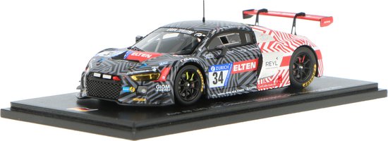 Audi R8 LMS Spark Modelauto 1:43 2017 Ronnie Saurenmann / Lorenzo Rocco / Klaus Koch / Jan-Erik van Audi