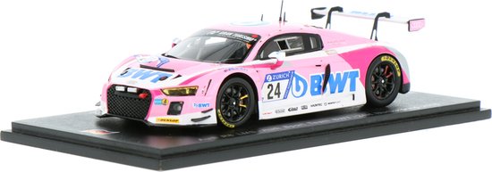 Audi R8 Spark Modelauto 1:43 2018 M. Winkelhock / M. Rockenfeller / C. Haase / N. Müller Audi van Audi