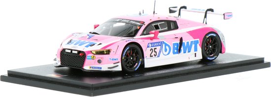 Audi R8 Spark Modelauto 1:43 2018 S. Mücke / C. Jöns / M. Fässler / P. Kaffer Audi Sport Team BWT van Audi