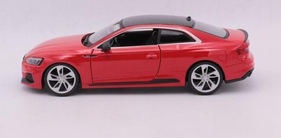 Audi RS 5 Coupé (Rood) 1:24 Bburago van Merkloos
