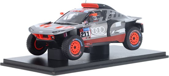 Audi RS Q e-tron Spark Modelauto 1:43 2023 Mathias Ekström / Emil Bergkvist Audi Q Motorsport van Audi