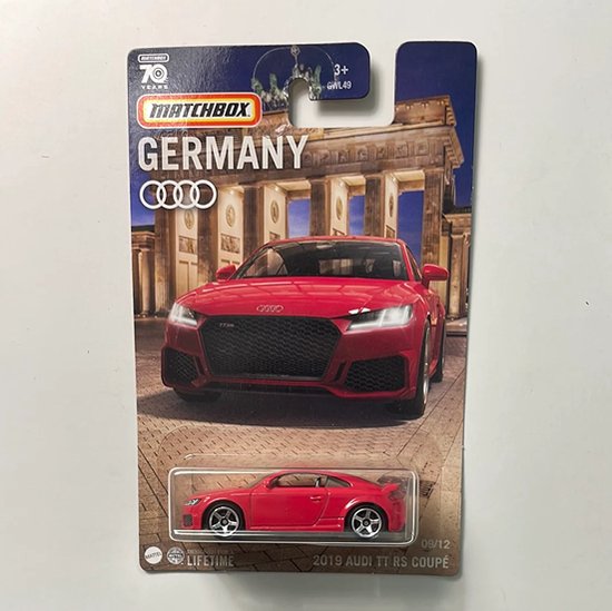 AUDI TT RS COUPÉ 09/12 ROOD MATCHBOX LIFETIME (1:64) van Audi