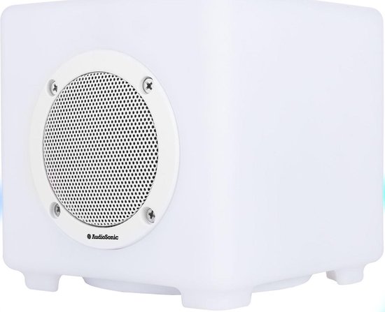 AudioSonic SK-1539 - Wit Bluetooth speaker van Audi