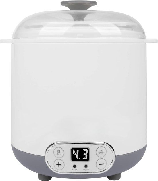 Aurixi® Yoghurtmaker - Citruspers - Ijsmachine - Wit - 17cm x 20cm x 22cm van Aurixi