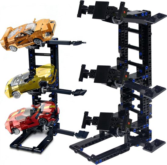 Auto Display Standaard - Racewagen Podium - Verzameling Tonen - 3-Laags Ontwerp - 28x19x4 cm