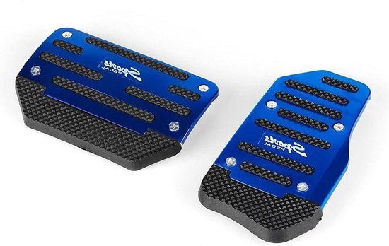 Auto Pedaal Covers - Antislip Pedaal - Verbeterde Grip - Universele Compatibiliteit - Set van 2 - Blauw