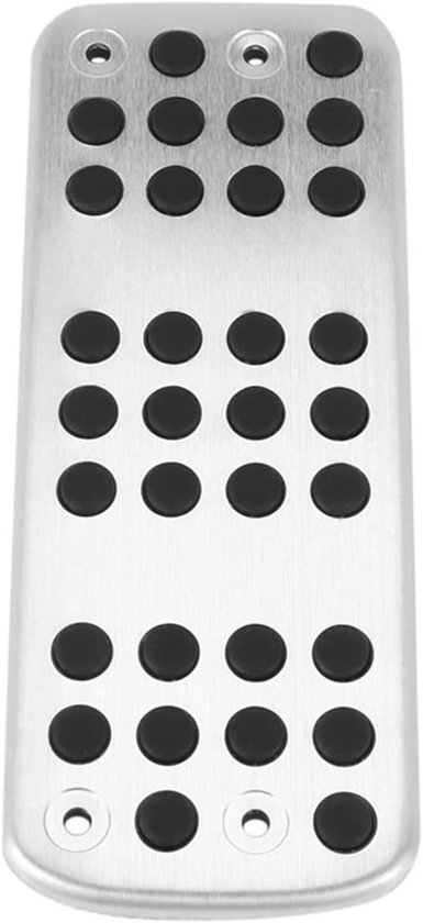 Auto Pedaal Covers - Antislip Set - Verbeterde Controle - Duurzaam Metaal - Standaard Maat - Zwart Zilver