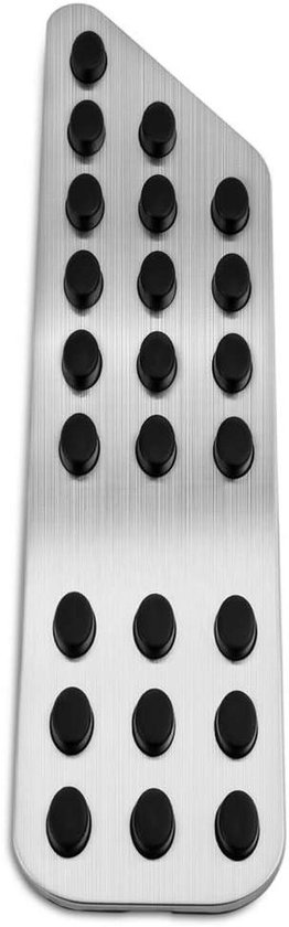 Auto Pedaal Covers - Pedaalhoezen Set - Verbeterde Rijervaring - Antislip Ontwerp - 3 Stuks - Zilver