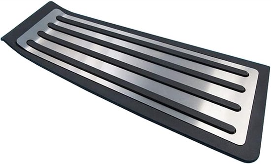 Auto Pedaal Covers - Rem & Gas - Verbeterde Grip - Roestvrij Staal - 1 Set - Zilver