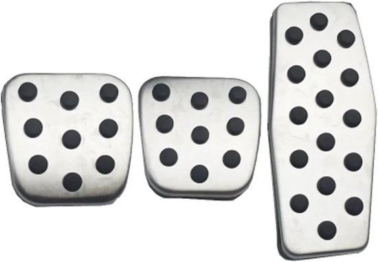 Auto Pedaal Covers - Verbeterde Pedaalset - Comfortabel Rijden - Antislip Oppervlak - 3 Delig - Zwart