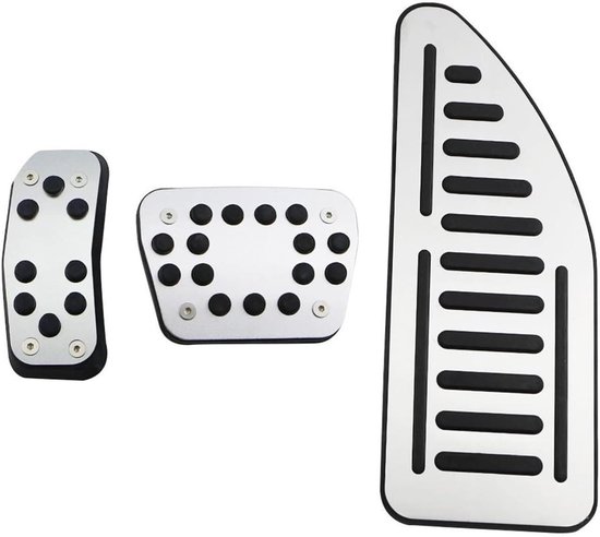 Auto Pedaal Covers - Voetpedaal Set - Verbeterde Grip - Antislip Rubber - Niet Gespecificeerd - Metaal