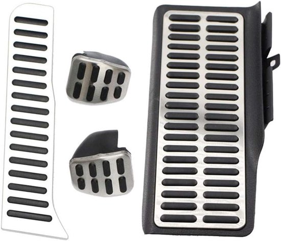 Auto Pedaal Covers - Voetsteun Pads - Verbeterd Rijden - Antislip Ontwerp - 4 Stuks - Metaal