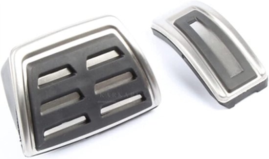Auto Pedaal Covers - Voetsteun Set - Verbeter Rijervaring - Antislip Ontwerp - 2 Delig - Zilver